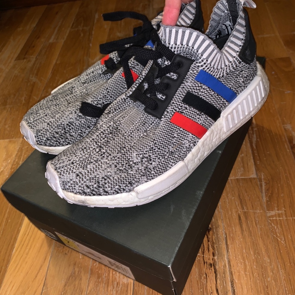 Nmd_r1 Primeknit 'Tri Color' *Worn Once* - image 4